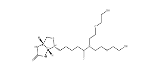 2100306-75-8        N-(Biotin)-N-bis(PEG1-alcohol)	   N-(生物素)-N-雙(單乙二醇-乙醇)	