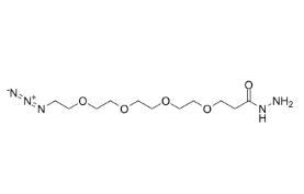 cas:2170240-96-5，Azido-PEG4-hydrazide HCl Salt，鹽酸疊氮-四聚乙二醇-肼鹽