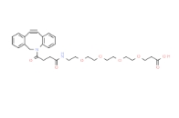 cas:1537170-85-6，DBCO-CONH-PEG4-acid，二苯并環(huán)辛炔-CONH-四聚乙二醇-羧酸