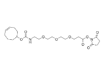 CAS：2141981-88-4，TCO-PEG3-NHS ester，反式環辛烯-三聚乙二醇-羥基琥珀酰亞胺酯