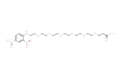  cas:1817829-84-7  ；DNP-PEG6-acid；2,4-二硝基苯胺-六聚乙二醇-丙酸