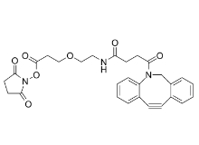 DBCO-PEG1-NHS ester，CAS:2228857-34-7，二苯基環辛炔-一聚乙二醇-琥珀酰亞胺酯