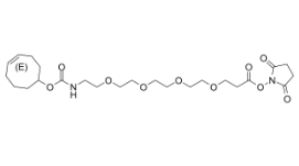 (E)-TCO-PEG4-NHS ester，cas:1621096-79-4，(E)-反式環辛烯-四聚乙二醇-羥基琥珀酰亞胺酯