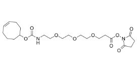 TCO-PEG3-NHS ester，CAS：2141981-88-4，反式環辛烯-三聚乙二醇-羥基琥珀酰亞胺酯