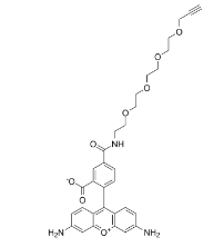 Carboxyrhodamine 110-PEG4-alkyne，CAS號：2055103-66-5