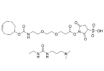 TCO-PEG2-Sulfo-NHS ester ，2353409-48-8 ，反式環(huán)辛烯-二聚乙二醇-磺基-活性酯