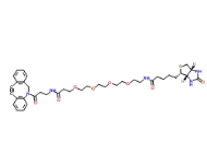 DBCO-PEG4-biotin，cas:1255942-07-4， 二苯基環(huán)辛炔-四聚乙二醇-生物素