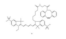 diSulfo-Cy5 DBCO(Methyl)，diSulfo-Cyanine5 DBCO(Methyl) ；cas:1394039-10-1； 二磺酸-Cy5-二苯并環(huán)辛炔(Methyl)