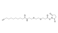 CAS號：1006592-59-1，Propargyl-C8-amido-PEG2-NHS ester